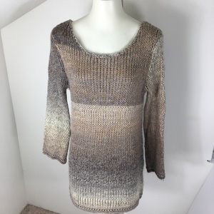 Philosophy Ombré Chunky Knit Tunic Sweater